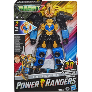 Power Rangers Beast Morphers Beast X King Ultrazord 12 Inch Talking Action Toy