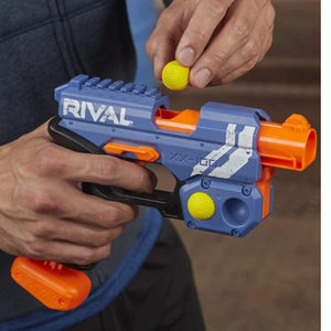 NERF Rival-Blue Knockout XX-100 Blaster-Ages 14+ Toy Gun Play Fire Fight Round