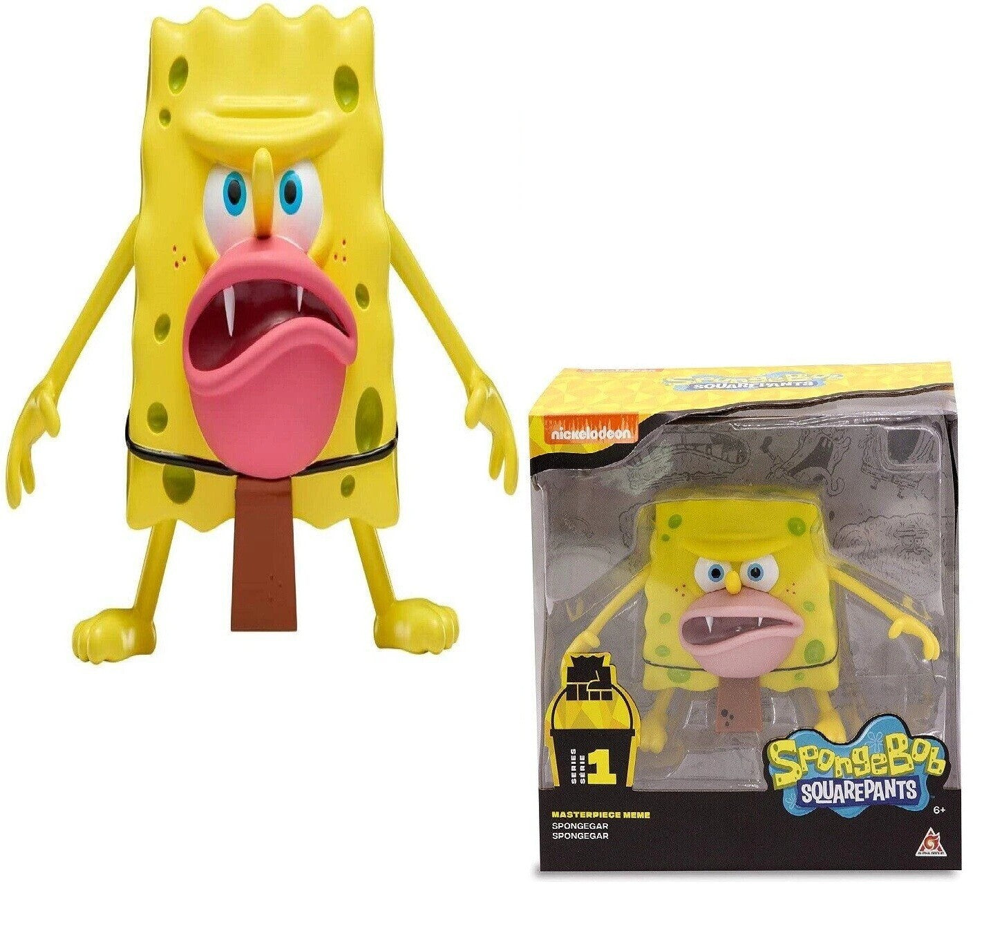 Spongebob Spongegar SquarePants Masterpiece Memes Collectible Vinyl Sponge