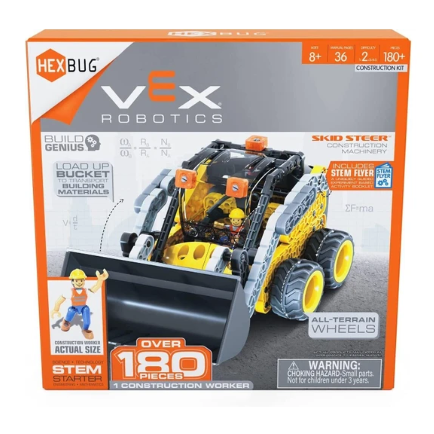 Hexbug Vex Robotics Skid Steer Buildable Construction Toy Mover Ages 8+ Project