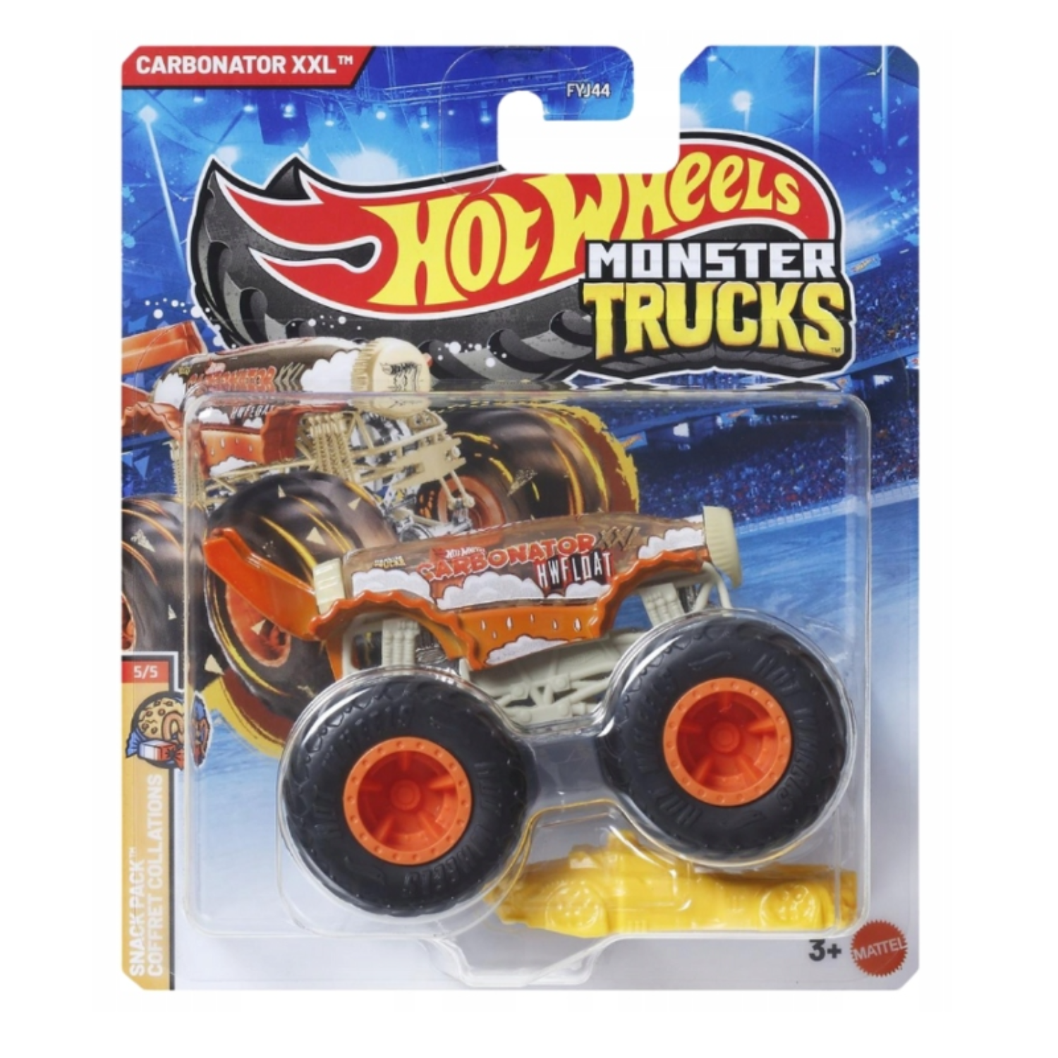 Hot Wheels Monster Truck Carbonator XXL 1.64 Scale Metal Vehicle Toy Boys 3 +
