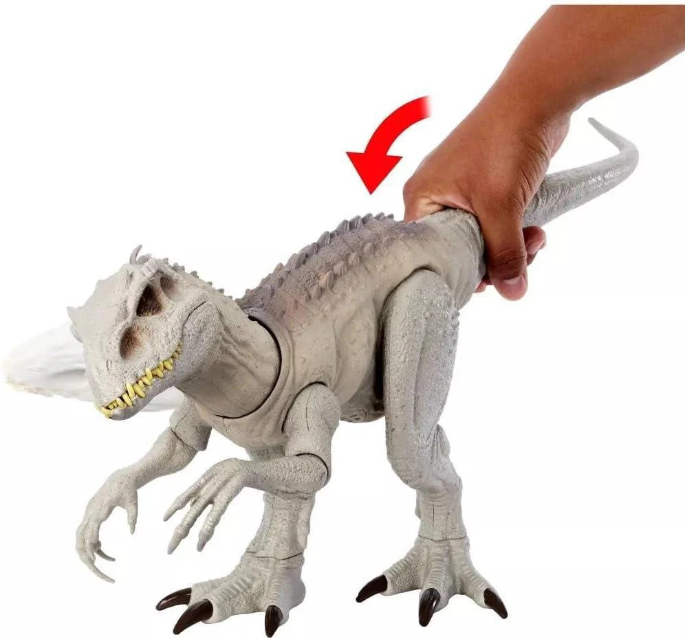 Mattel Jurassic World Indominus Rex Dinosaur Toy Lights Sounds Camouflage Motion