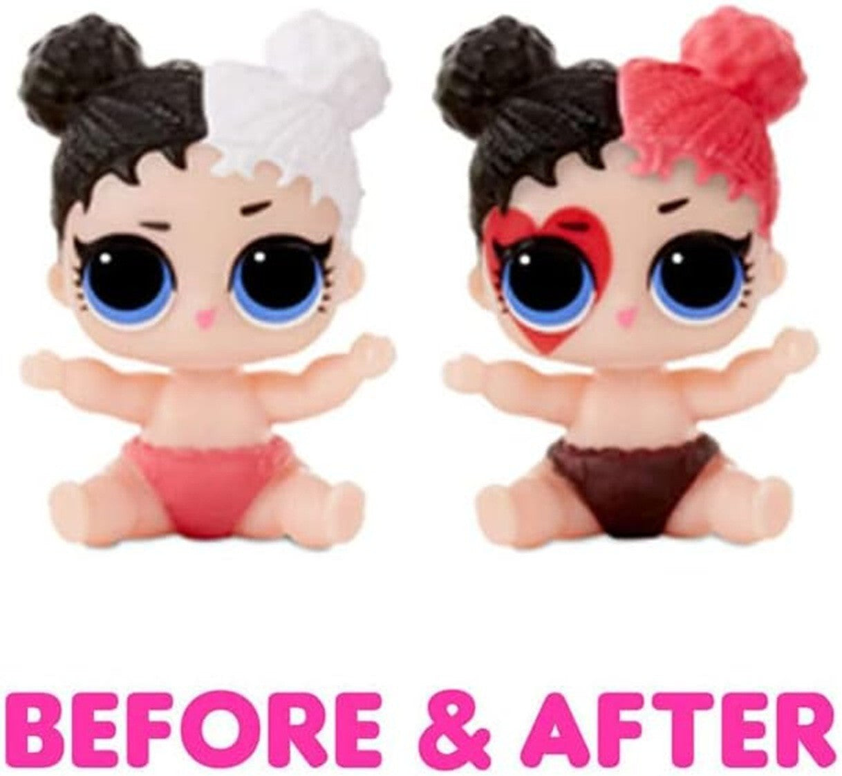 L.O.L. Surprise 2-in-1 Sister Colour Change Dolls with Pet & 10 Surprises Doll