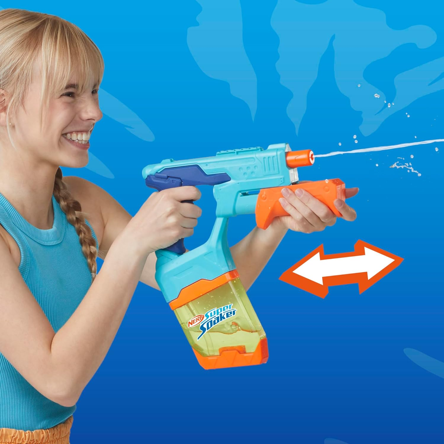 Nerf Super Soaker Dunk Fill 2 Pack Water Blasters Instant Fill Tanks Ages 6+