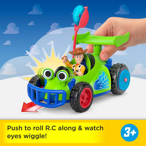 Toy Story Imaginext Woody and R.C Car 3-inch Action Figure Disc Launcher New Toy