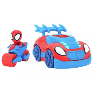 Spidey And Friends Spiderman Web Strike 2-in-1 Car Bike New Toy