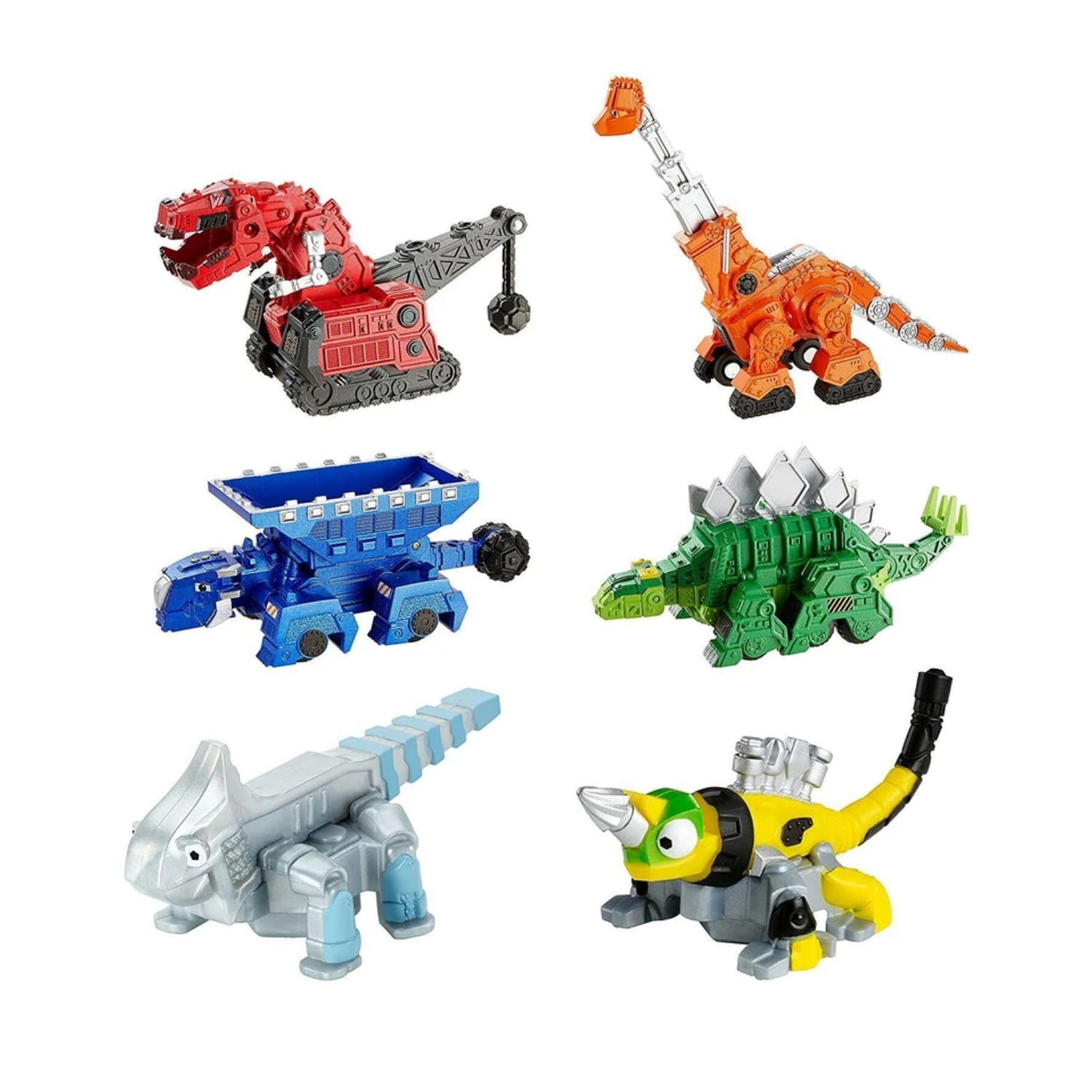 Dinotrux Bundle Diecast 6 Cars Vehicles