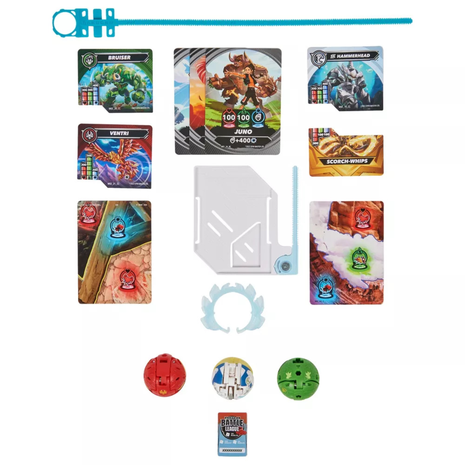 Bakugan Special Attack Hammerhead Bruiser Ventri 3 Pack Spinning Battle Figures