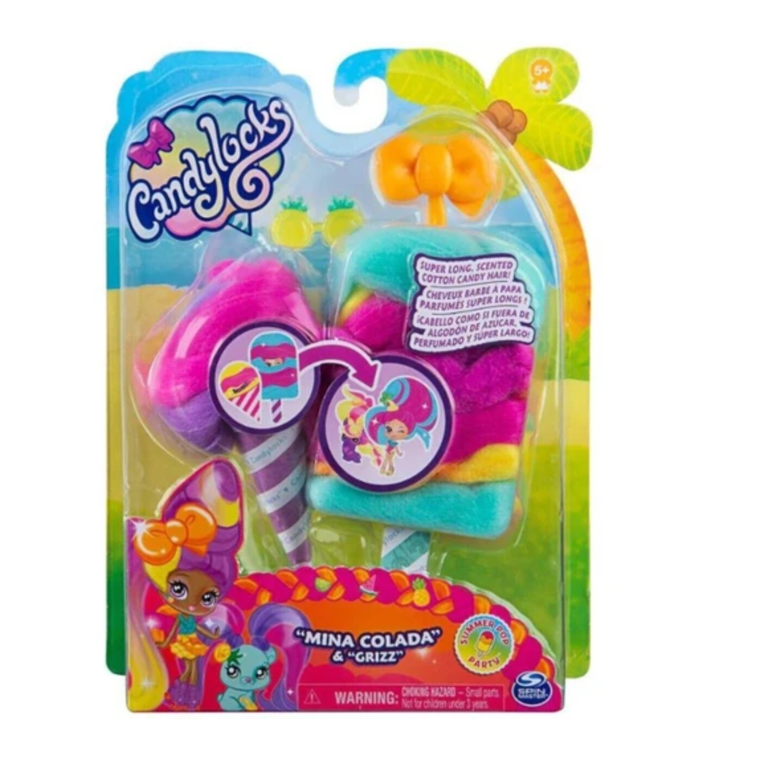CandyLocks Surprise Scented Collectable Doll and Pet With Long Hair Accessory