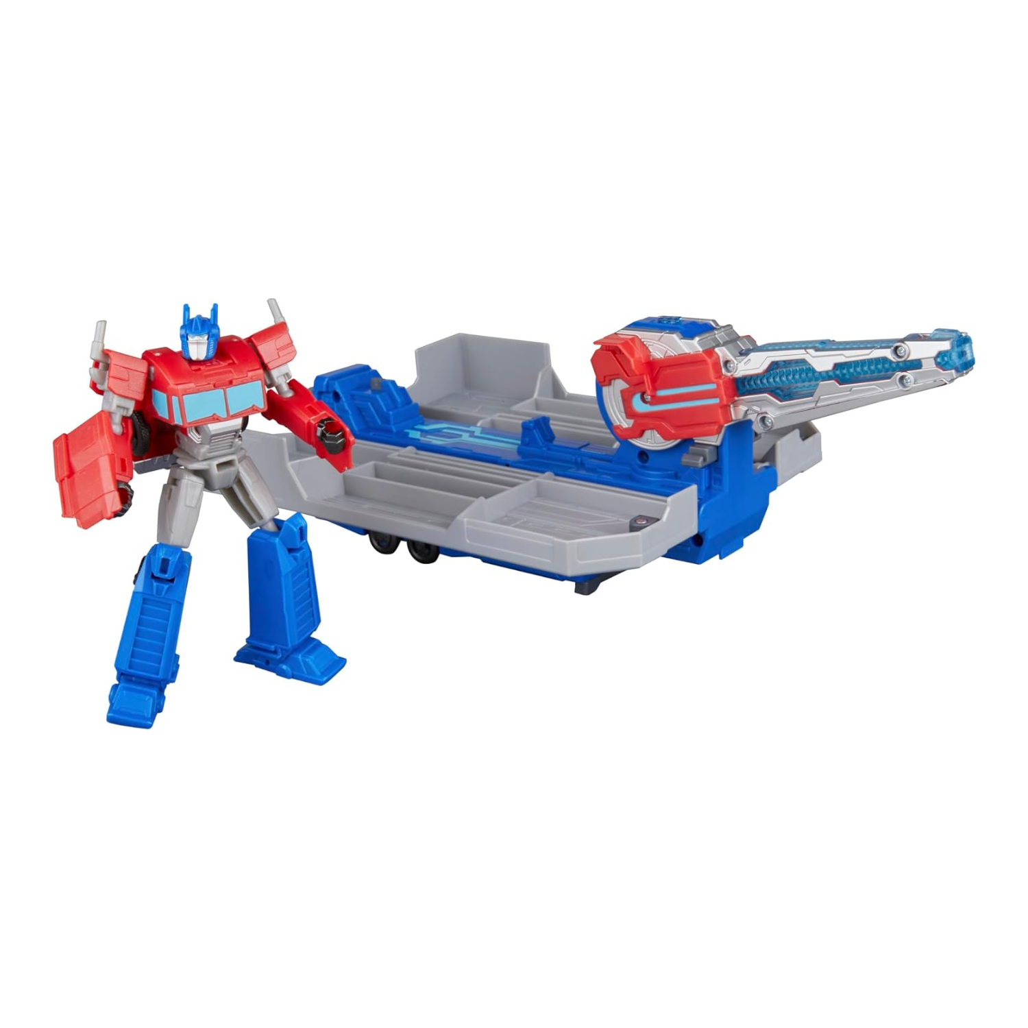 Transformers EarthSpark Optimus Prime Battle Trailer 2-in-1 Playset New Toy