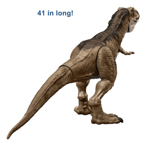 Jurassic World Dominion Super Colossal T-Rex Dinosaur Toy 41.5" Ages 4+ Mattel