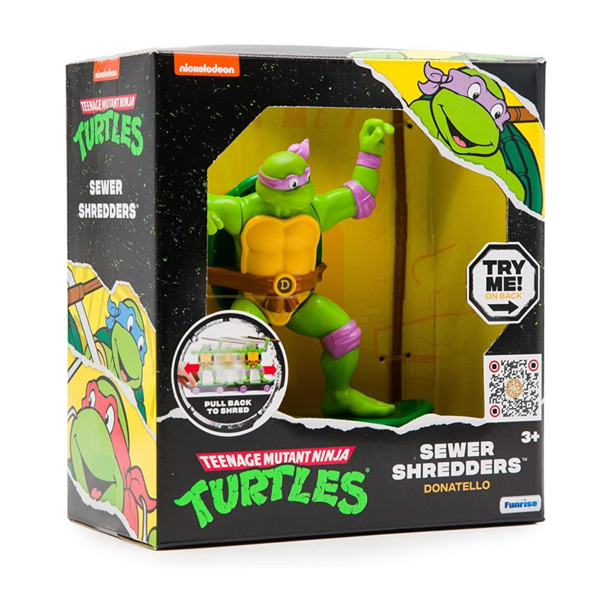 Teenage Mutant Ninja Turtles Donatello Sewer Shredders Skate New Toy