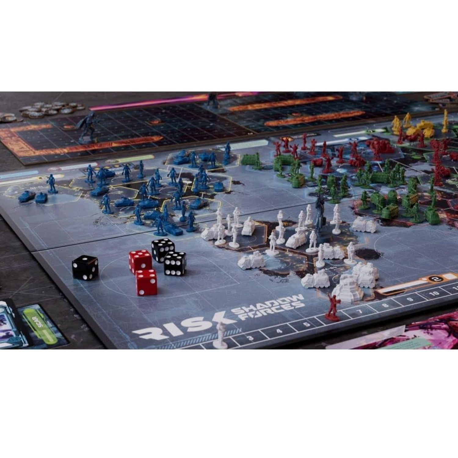Risk Shadow Forces Strategy Game Legacy Board Game 3-5 Players Ages 13+ Mission