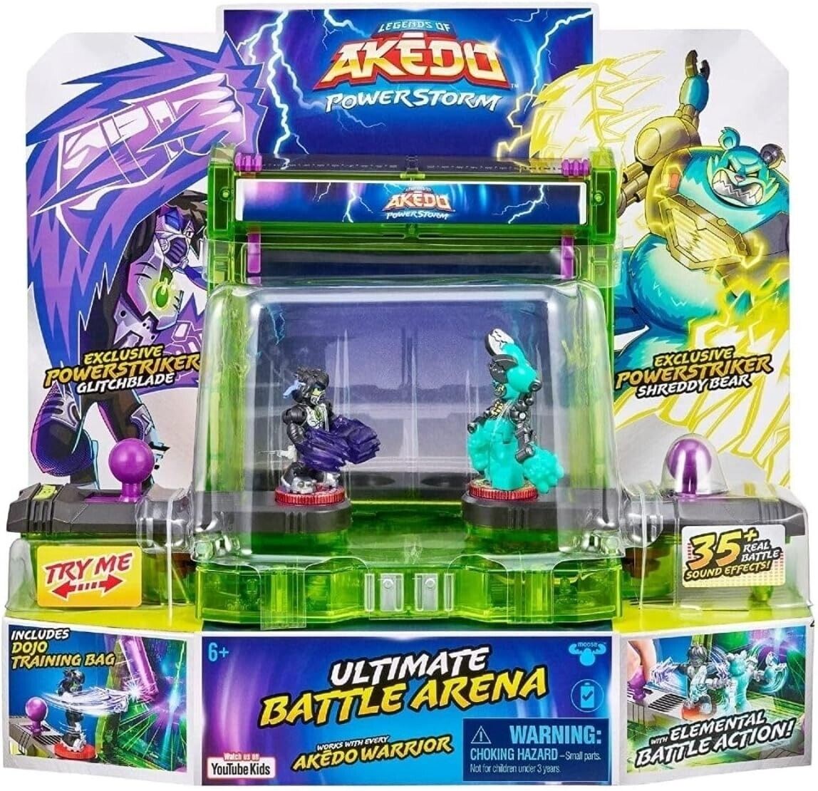 Akedo Legends of Powerstorm Ultimate Battle Arena with 35+ Battle Sound Effects