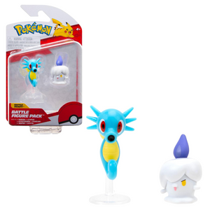 Battle Figure 2 Pack Litwick and Horsea Action Figures Ages 4 + Play