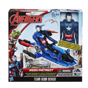 Avengers Titan Hero Series Iron Patriot 12 Inch Figure Arc Thruster Jet