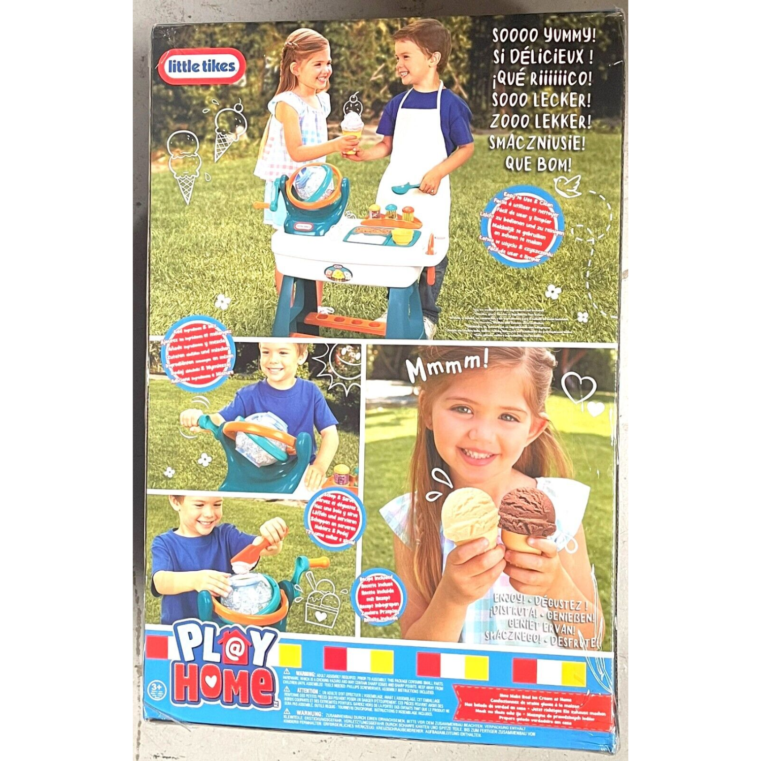 Little Tikes Now Make Real Ice Cream at Home New Ages 3+ Toy Recipe Scoop Play