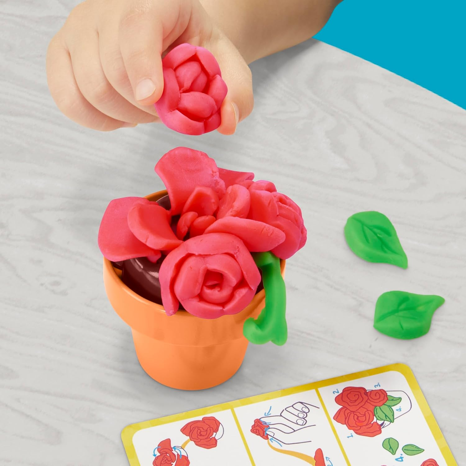 Play-Doh Blooming Flower Garden Toy Playset Nature Pretend Play New Toy