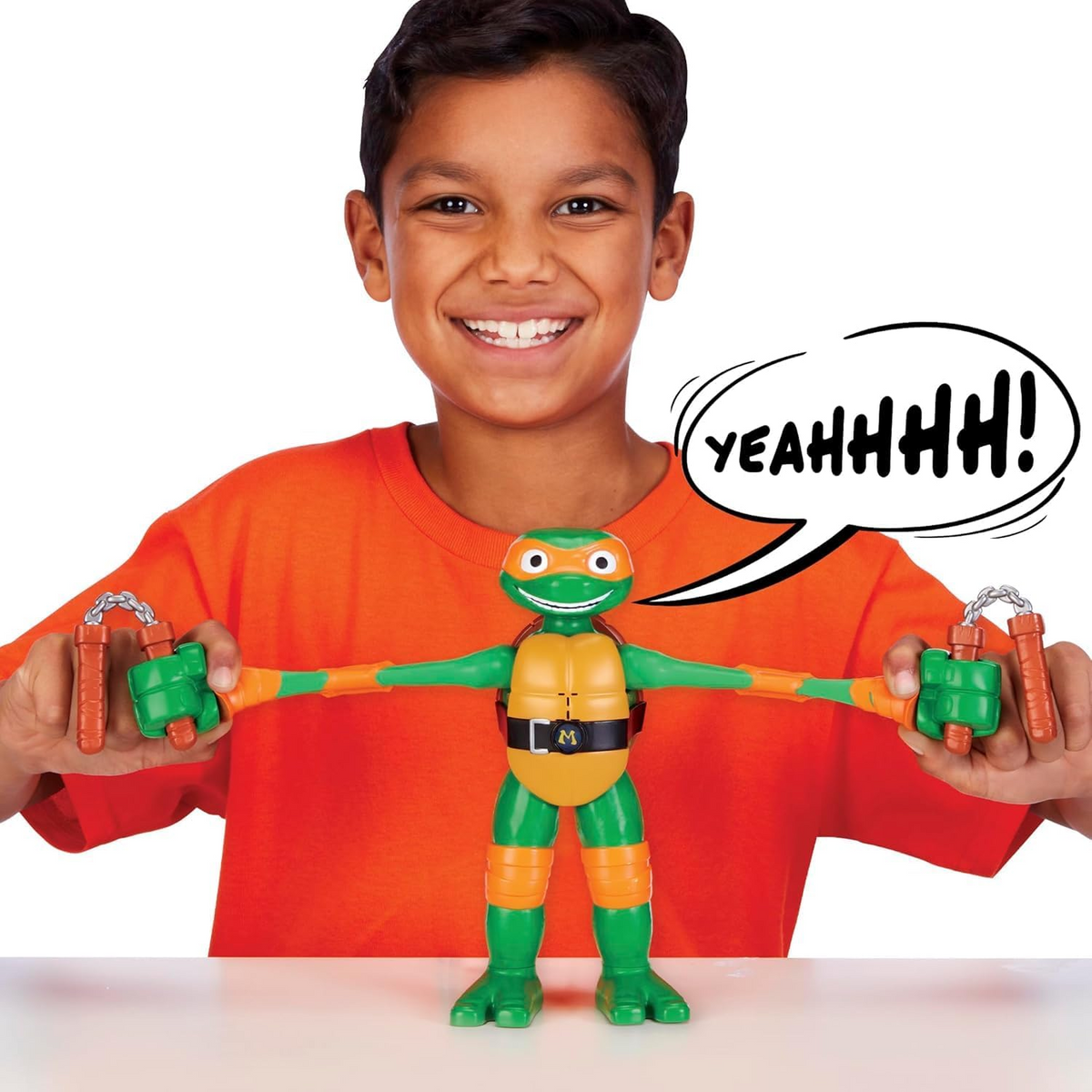 Tales of Teenage Mutant Ninja Turtles Mutations Stretch n Shout Michelangelo New