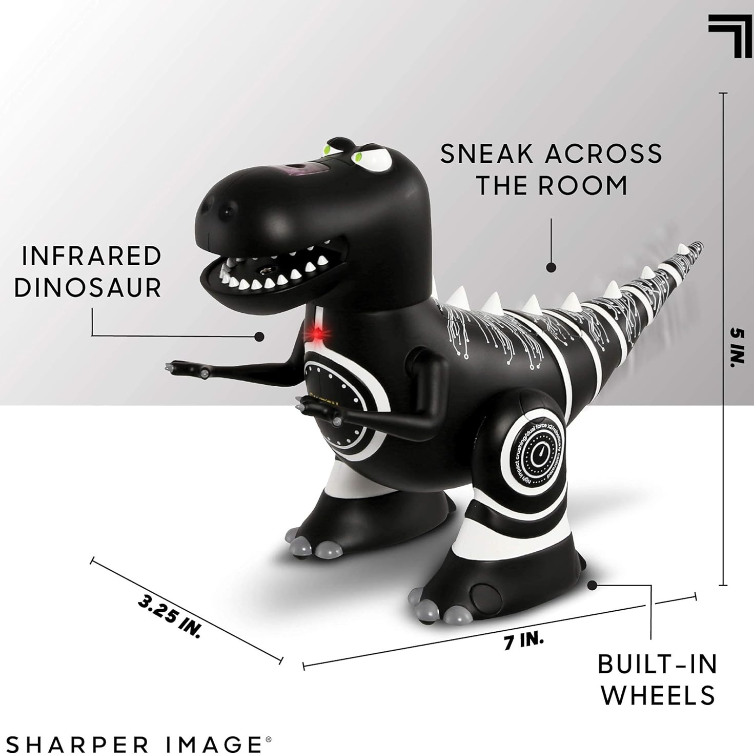 Sharper Image RC Robotosaur T Rex Dinosaur Toy with Remote Control for Kids