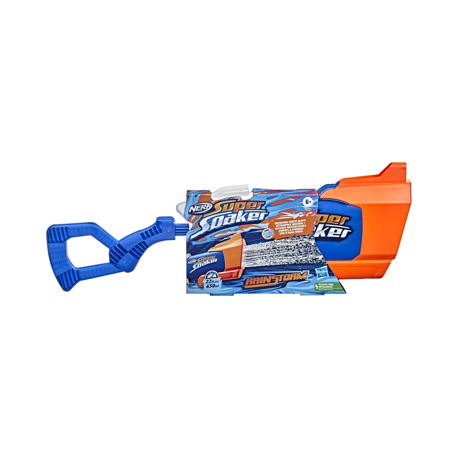 Nerf Super Soaker Rainstorm Water Blaster Outdoor Drenching Spray Action Play Up