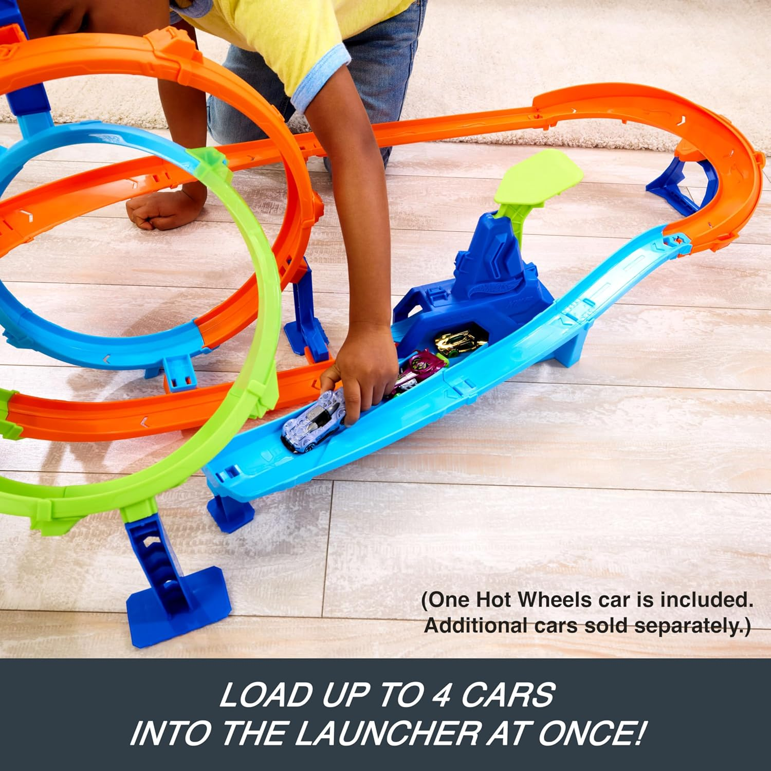 Hot Wheels Toy Car Track Set Stunt Tracks Rapid Cyclone Playset New Toy