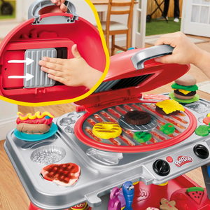 Play-Doh Sizzlin BBQ Grill Playset with Lights and Sounds