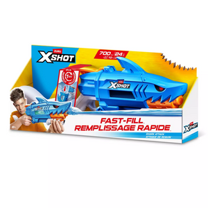 Zuru X-Shot Water Shark Attack Fast-Fill Water Blaster New Toy Play