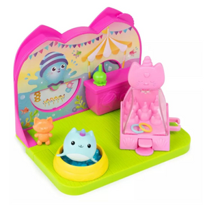 Gabby Dollhouse Deluxe Room Kitty Narwhal Carnival Room Playset