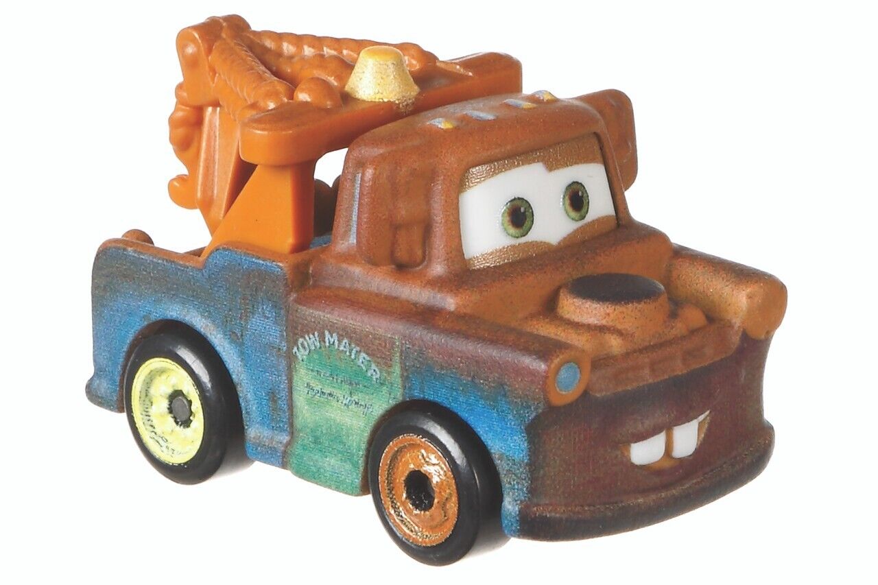 Disney Cars Mini Racers Minis Lightning Mcqueen Tow Mater Ages 3+ Brand New Toy
