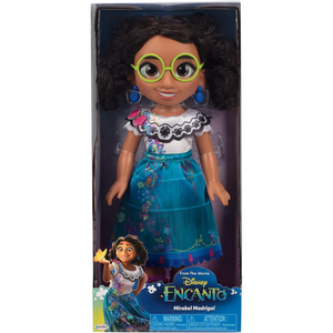 Disney Encanto Mirabel 14-Inch Fashion Doll Curly Hair Dress Glasses 3+ Play