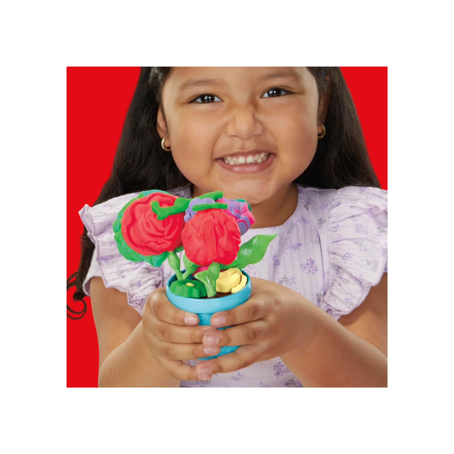 Play-Doh Blooming Flower Garden Toy Playset Nature Pretend Play New Toy