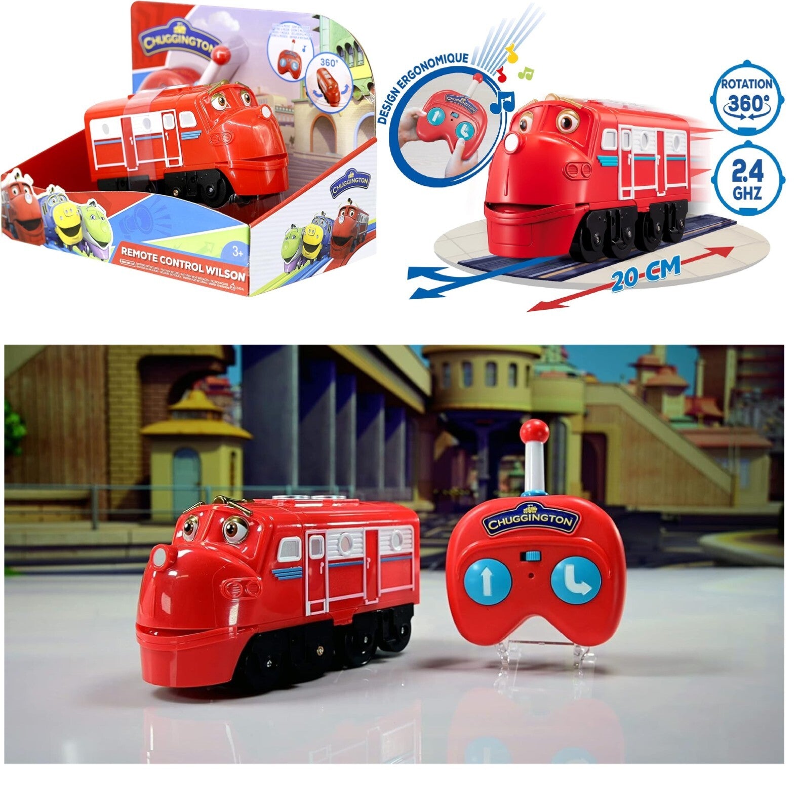 Chuggington Radio Control Train New Toy with Sounds and Talking Wilson Engine RC