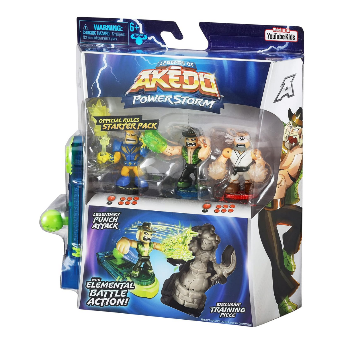 Akedo Legends of Powerstorm Starter Pack Legendary Punch Attack New Toy