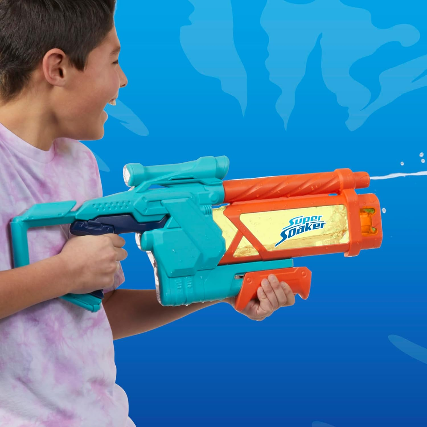 Nerf Super Soaker Mega Dunk-Fill Water Blaster Quick Fill Tank Toy Ages 6+