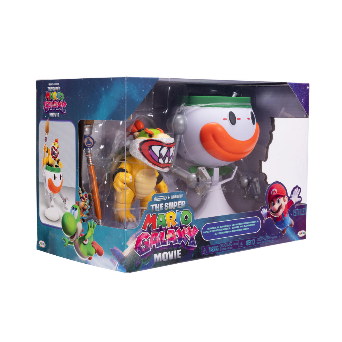 Super Mario Galaxy Movie Bowser Jr. With Clown Car New Toy