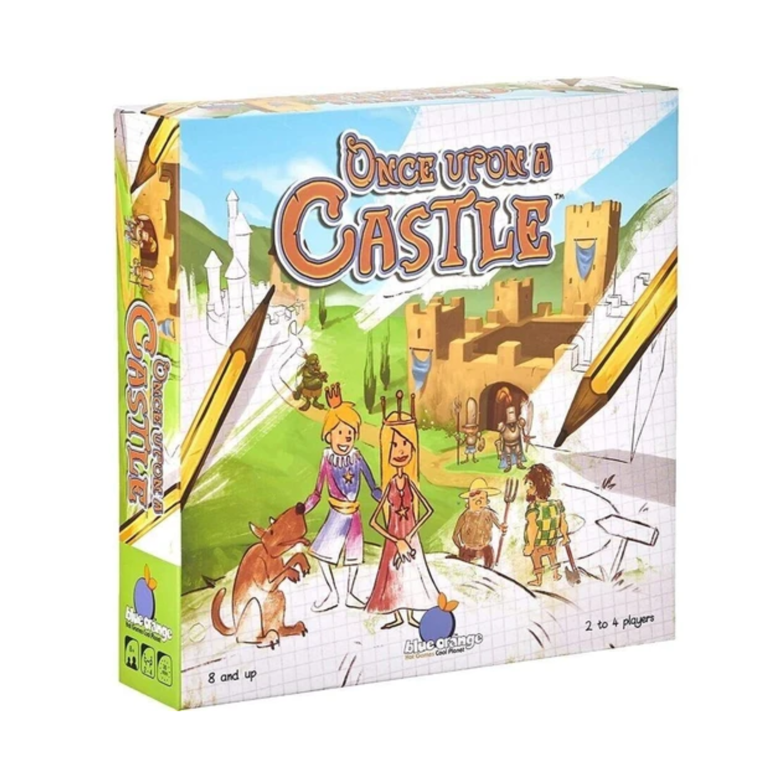 Blue Orange Board Game Once Upon A Castle 2-4 Players