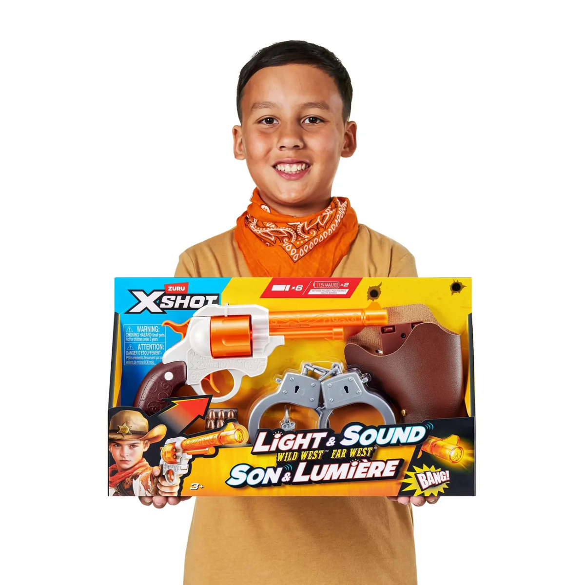 Zuru Xshot Role Play Wild West Light & Sound Cowboy Set New Toy