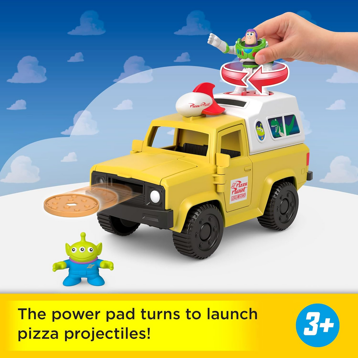 Fisher-Price Imaginext Toy Story Pizza Planet Truck With Buzz Lightyear