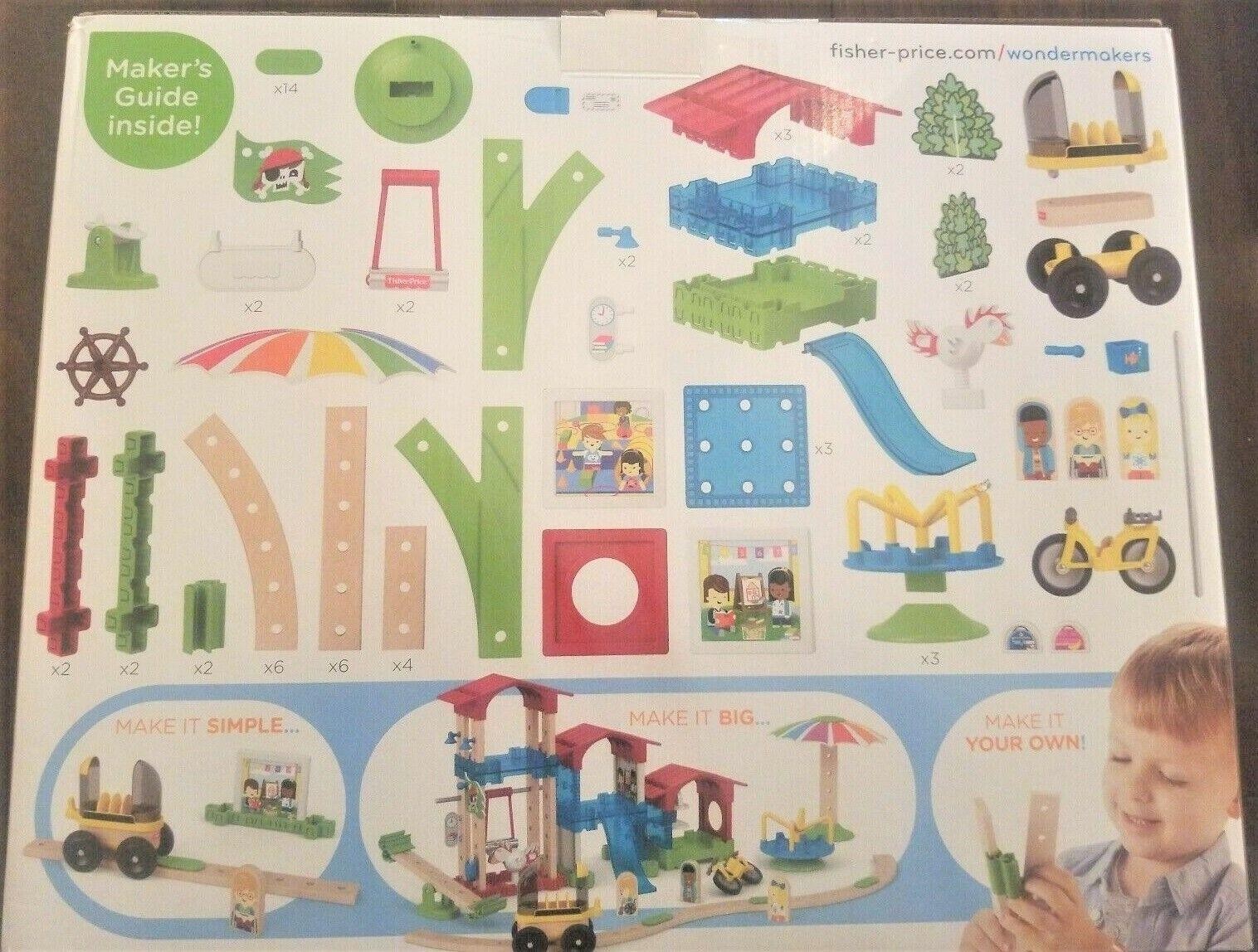 Fisher Price Wonder Makers Slide Ride Schoolyard Ages 3+ Toy School Park Play