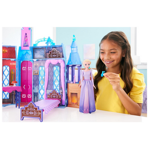 Frozen Arendelle Castle Doll House Elsa Doll 4 Play Areas 15 Accessories