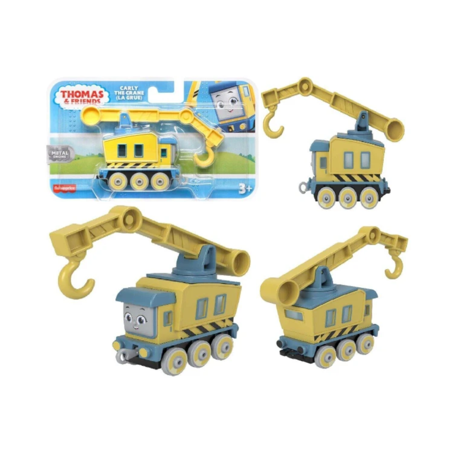 Thomas & Friends Motorised Trackmaster. Push Along Carlie Crane Train Engine