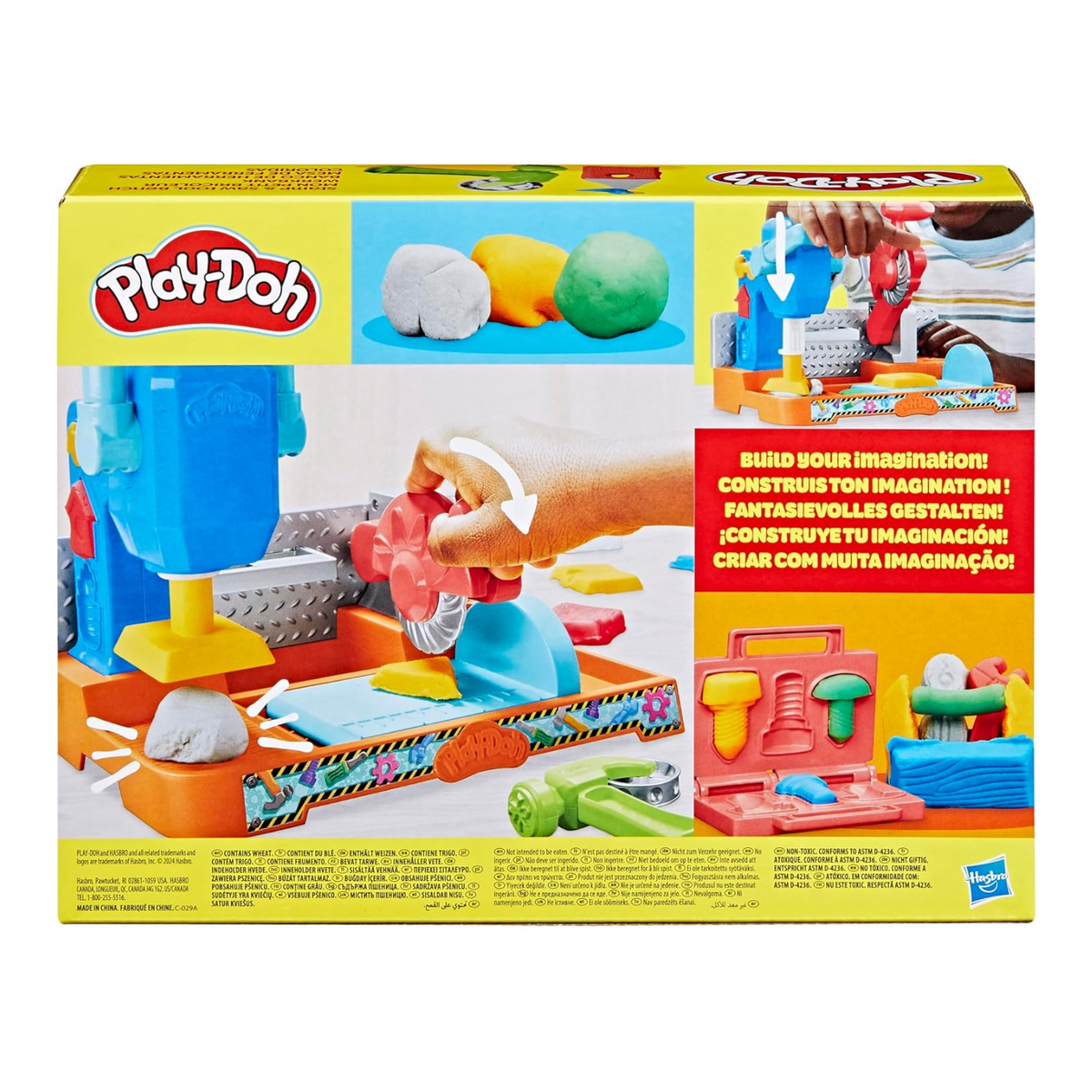 Play-Doh Stamp And Saw Tool Bench Playset Construction New Toy