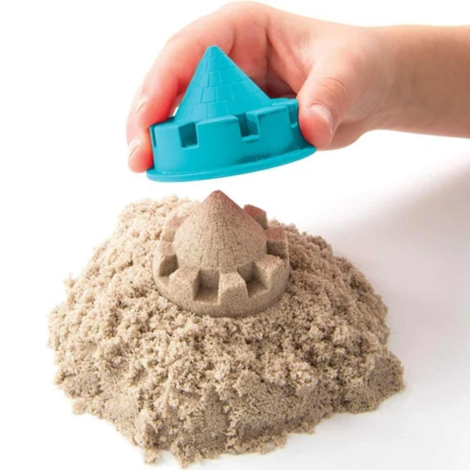 Kinetic Sand Folding Sandbox 3+ Toy Play Build Castle King Queen Watch