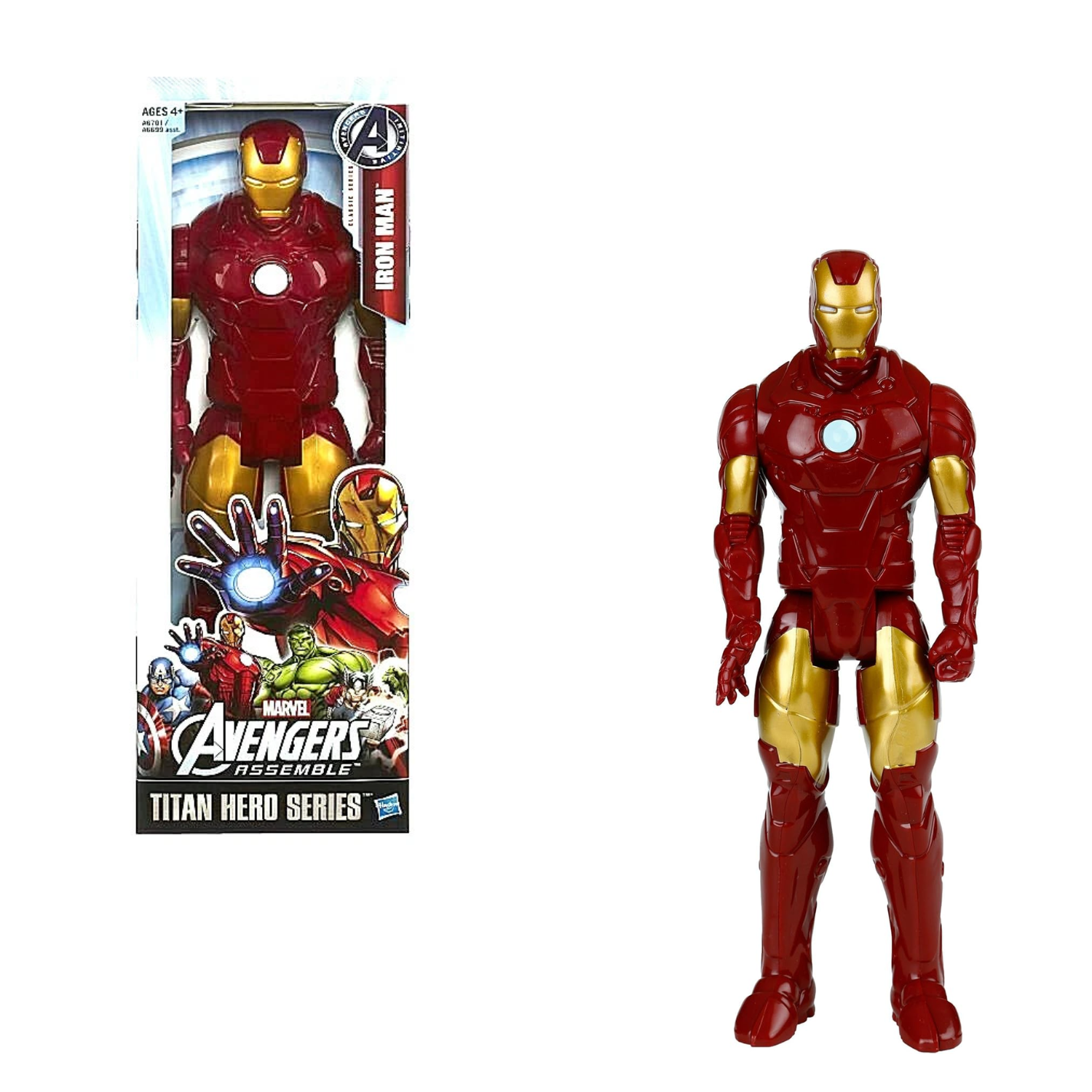 Marvel Avengers Titan Hero Series Iron Man 12" Action Figure Toy Ages 4+