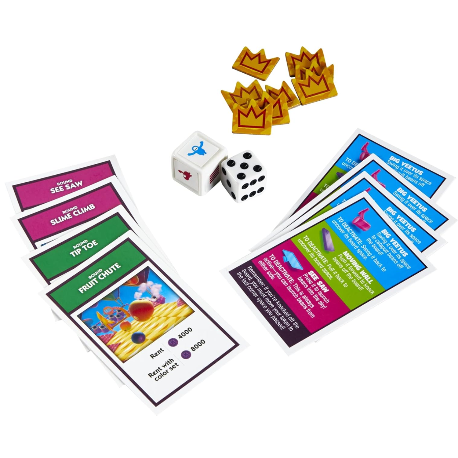 Monopoly Fall Guys Ultimate Knockout Edition Board Game Ages 8+ Toy Play Fun