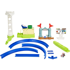 Hot Wheels New Toy Mariokart Circuit Slam Track Set Ages 5+ Race Car Mario Kart