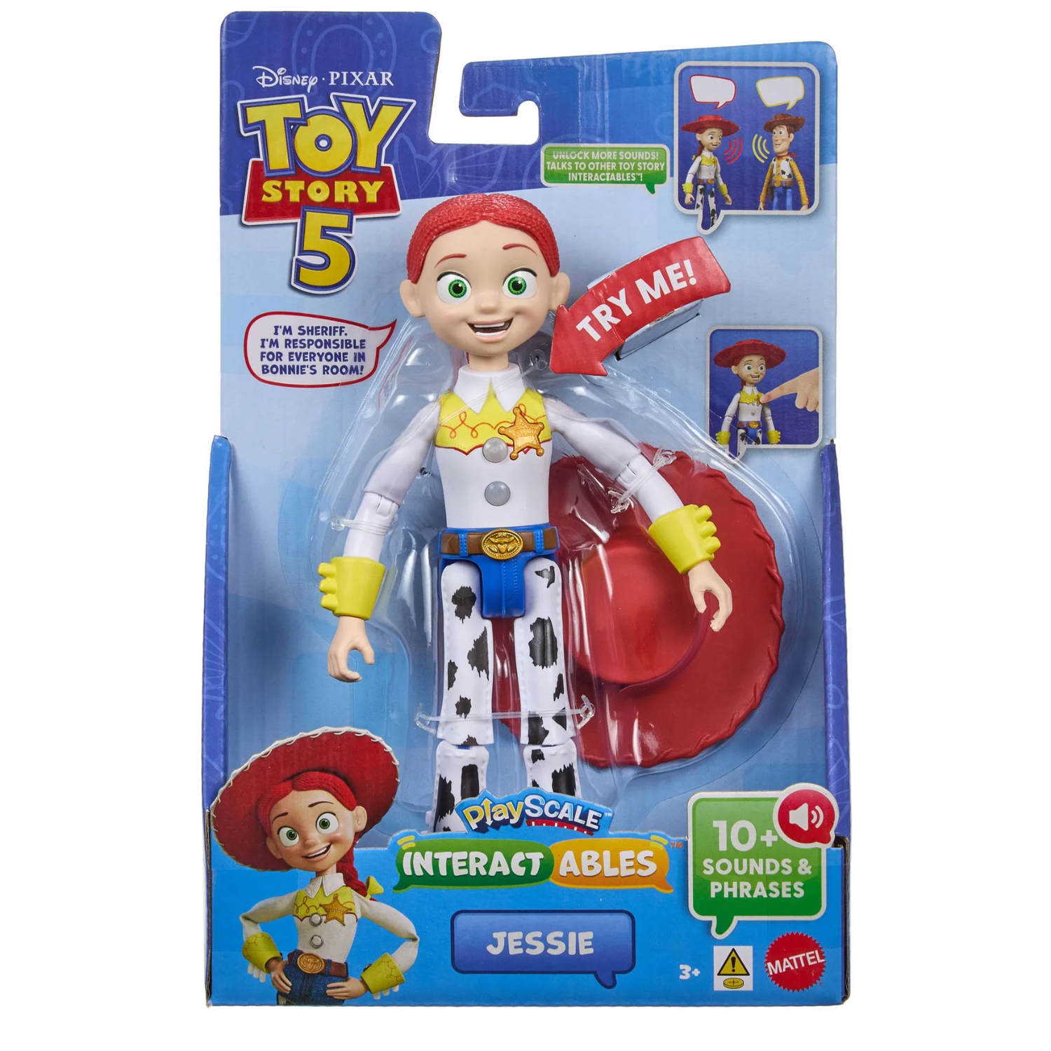 Disney Pixar Toy Story 5 Interactables Jessie 7 Inch Figure New Toy