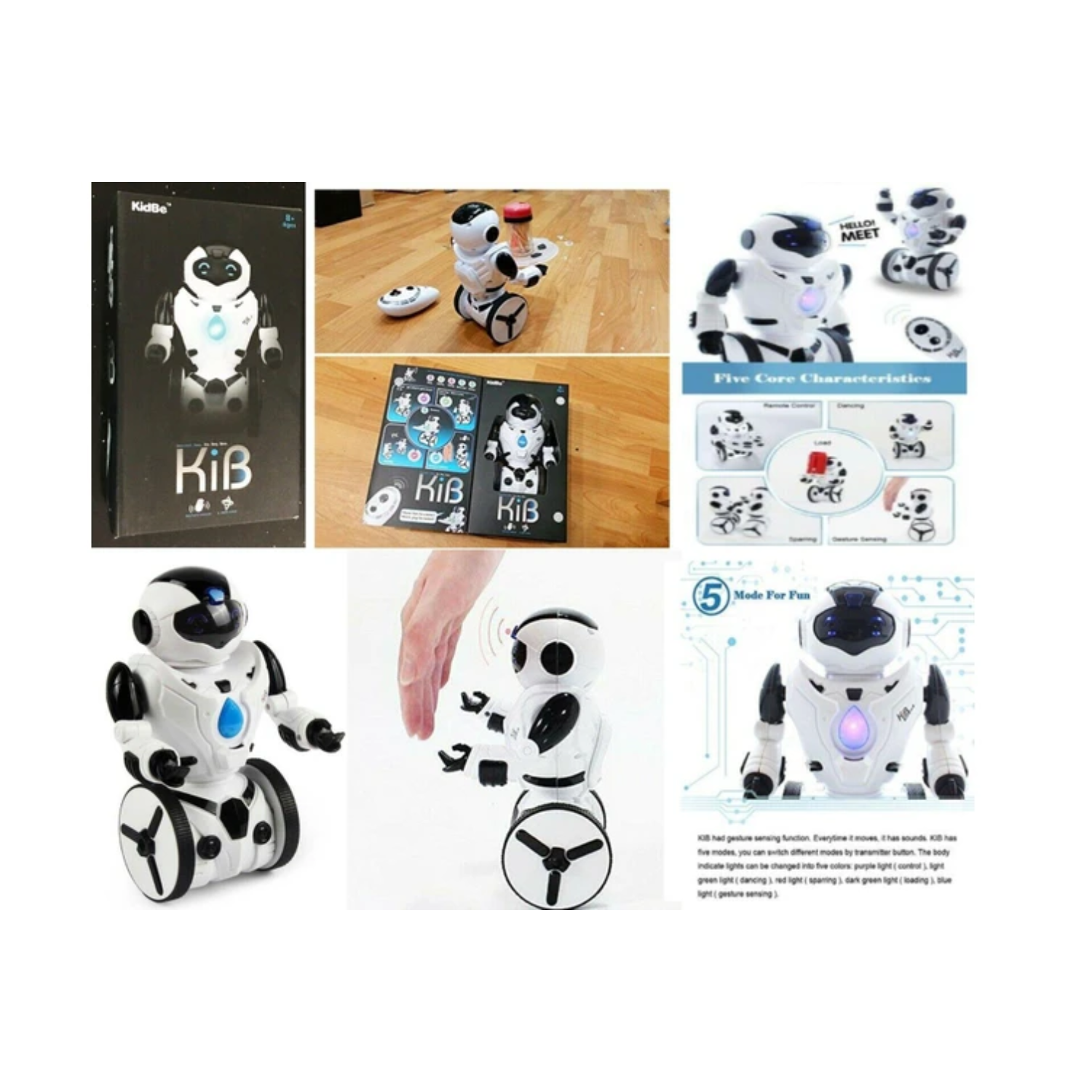 JXD 1016A KIB Intelligent Balance RC Remote Control Robot Ages 8+ New Toy Gift