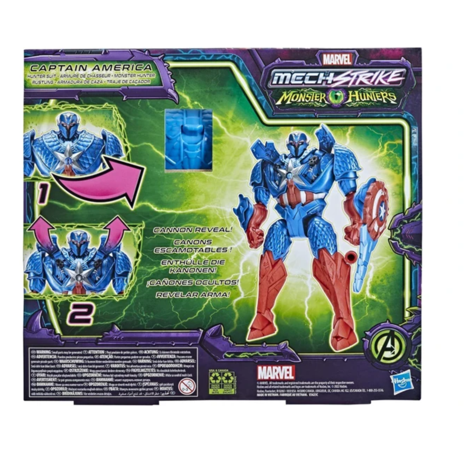 Marvel Avengers Mech Strike Monster Hunters Hunter Suit Captain America